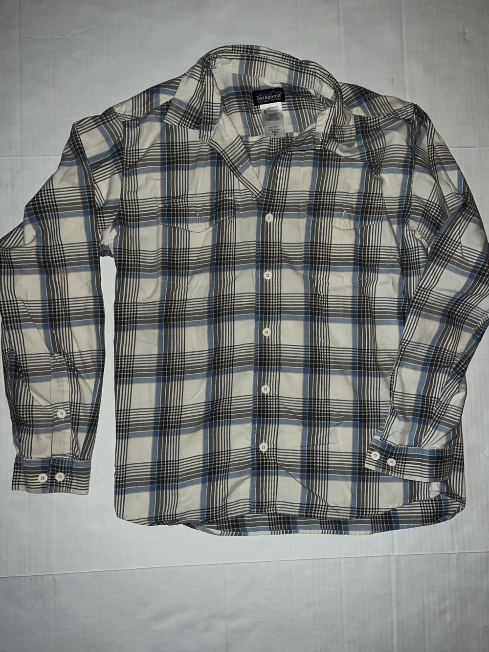 Patagonia Mens Plaid Button Down Shirt size M